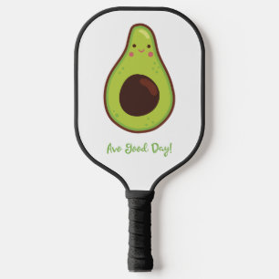 Avo Good Day Punny Avocado    Pickleball Paddle