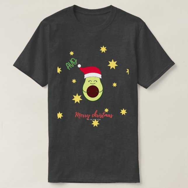 Avo Merry Christmas Classic TShirt (Design Front)