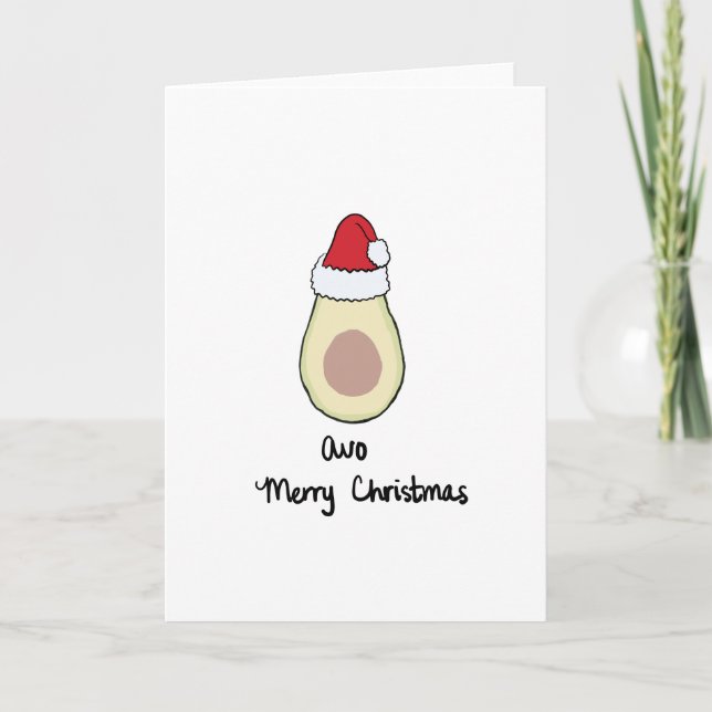 Avo Merry Christmas! Holiday Card (Front)