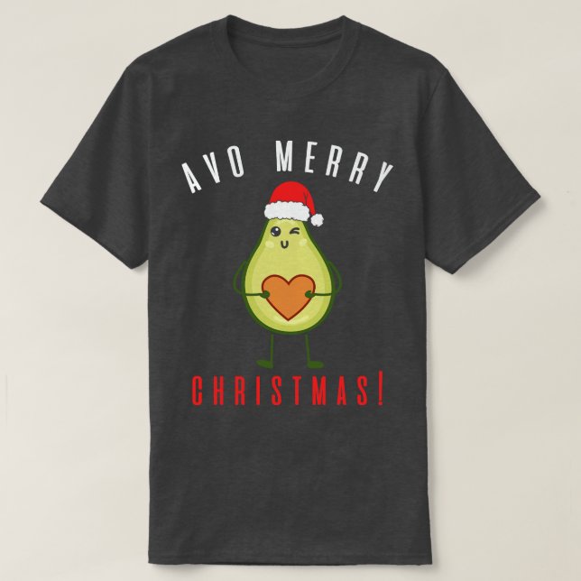 Avo Merry Christmas  T-Shirt (Design Front)