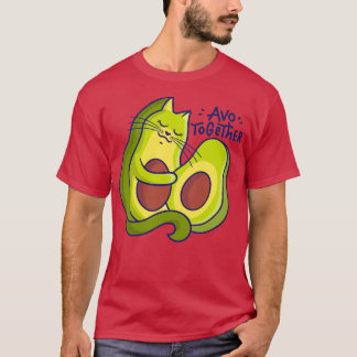 Avo together Avocado cat Avocado lovers Avocado gi T-Shirt