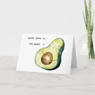 Avobaby Food Pun Congratulations Greeting Card
