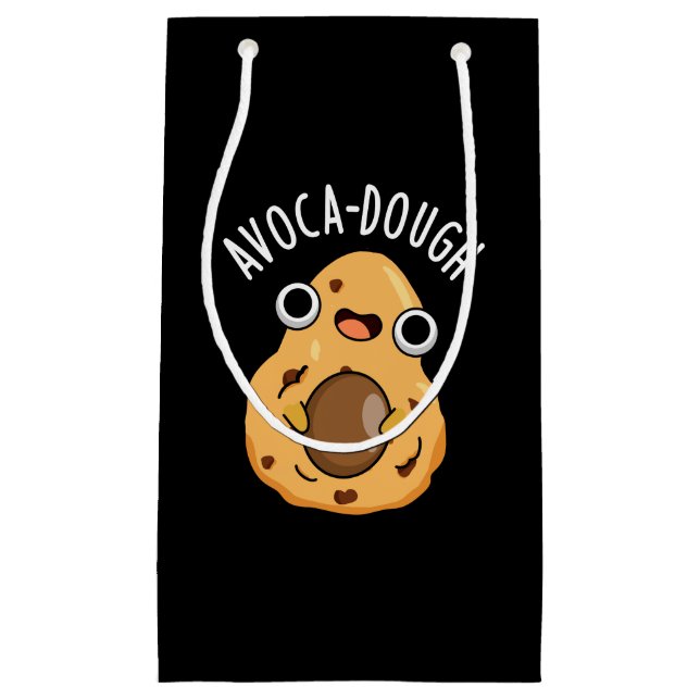 Avoca-dough Funny Avocado Pun  Small Gift Bag (Front)