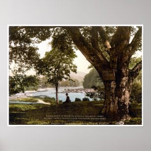 Avoca Wicklow, Meeting of Waters poem Ireland Poster