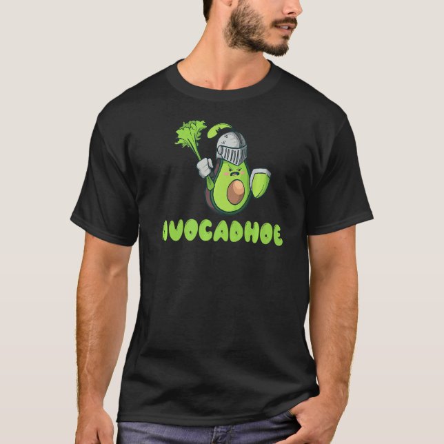 Avocadhoe Veggie  Vegan T-Shirt (Front)