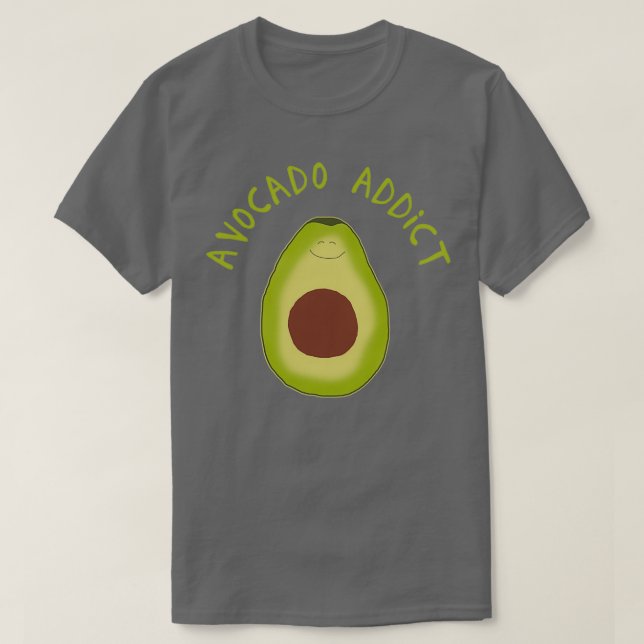 Avocado Addict 1 T-Shirt (Design Front)