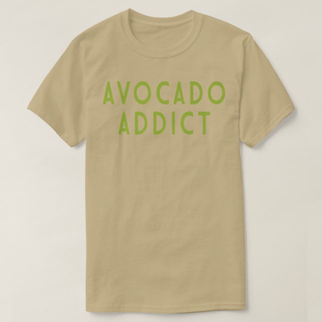 Avocado Addict Holy Guacamole Lover World Vegan Ve T-Shirt (Design Front)