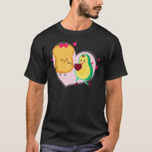 Avocado and Toast Cute Avocado Vegan Food T-Shirt