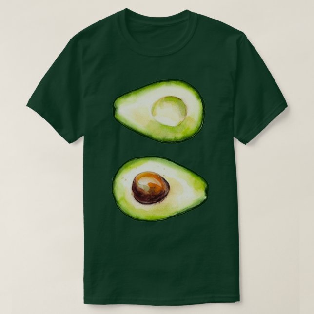 Avocado Art Cut in half T-Shirt (Design Front)