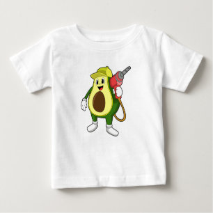 Avocado as Craftsman with Drill Baby T-Shirt