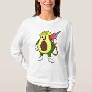 Avocado as Craftsman with Drill T-Shirt