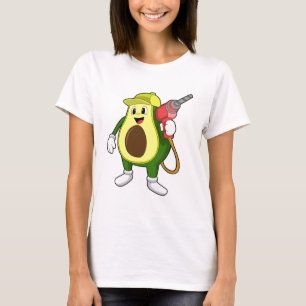Avocado as Craftsman with Drill T-Shirt