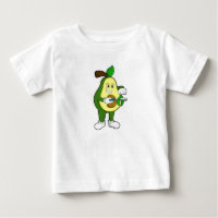 Avocado as Hairdresser with Razor