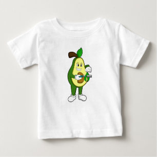 Avocado as Hairdresser with Razor Baby T-Shirt