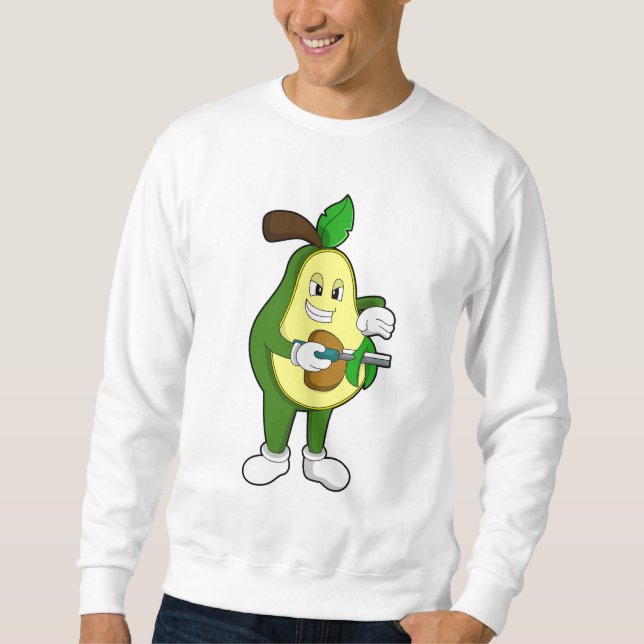 Avocado as Hairdresser with Razor Sweatshirt (Front)