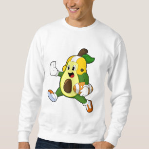 Avocado at Football Sports Sweatshirt