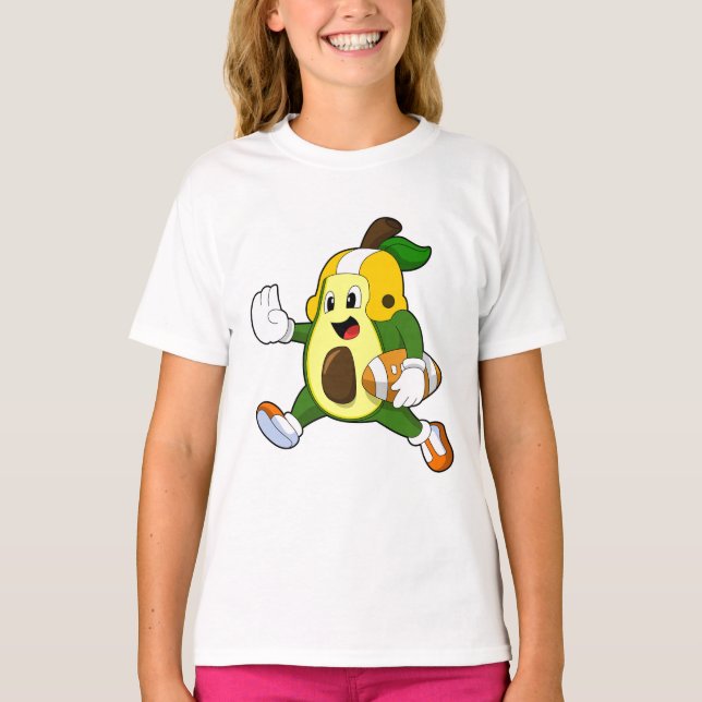 Avocado at Football Sports T-Shirt (Front)
