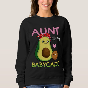 Avocado Aunt Of The Baby Cado   For Aunty Sweatshirt