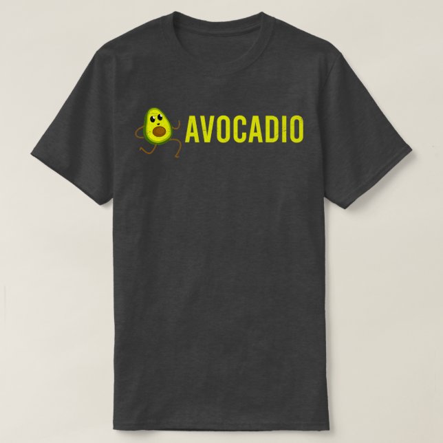 Avocado Avocadio Runner Funny Gift Idea 4 T-Shirt (Design Front)