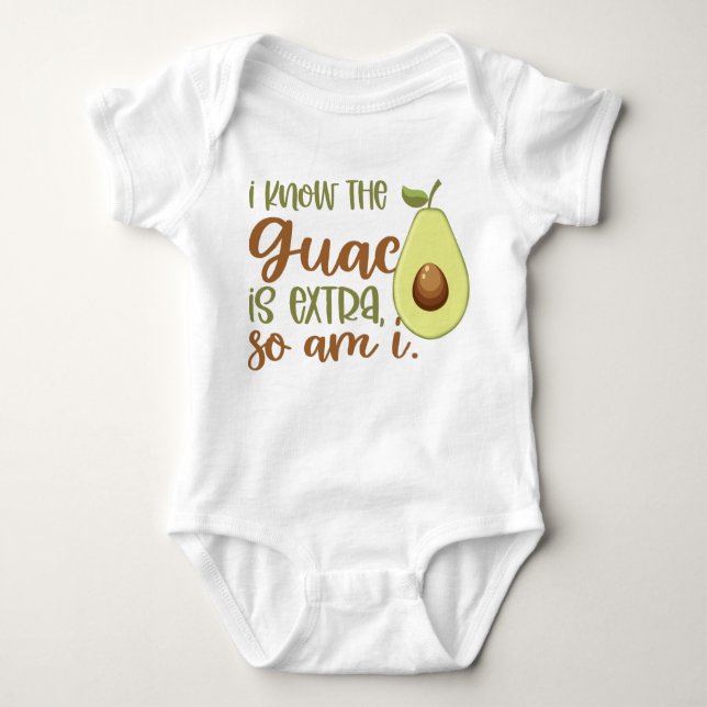 Avocado Baby Bodysuit (Front)