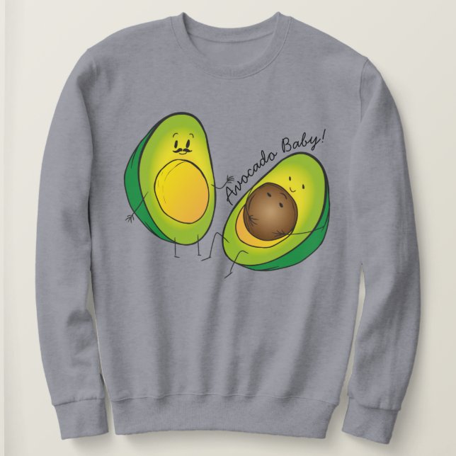 Avocado Baby Sweatshirt (Design Front)