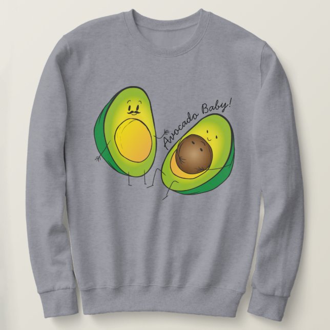 Avocado Baby Sweatshirt (Design Front)