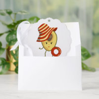 Avocado beach girl with sun hat and swim ring
