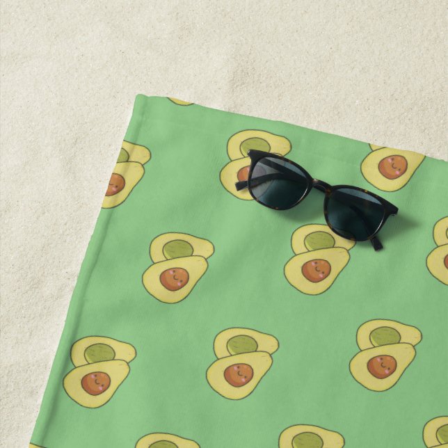 Avocado Beach Towel (In Situ)