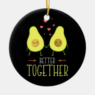 Avocado Better Together Ceramic Tree Decoration