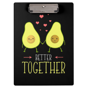 Avocado Better Together Clipboard