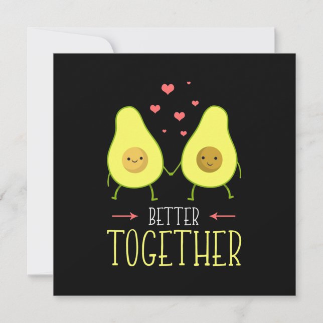 Avocado Better Together Invitation (Front)