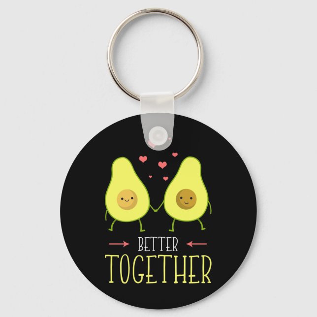 Avocado Better Together Key Ring (Front)
