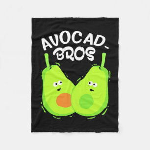 Avocado Brother Fleece Blanket