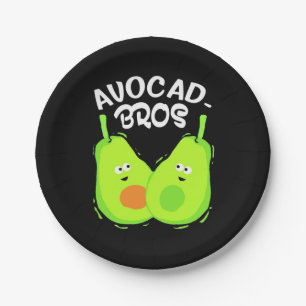 Avocado Brother Paper Plate
