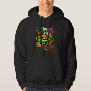 Avocado Cactus Mariachi Cinco De Mayo Taco Mexican Hoodie