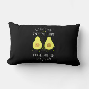 Avocado Can Make Everyone Happy Lumbar Cushion