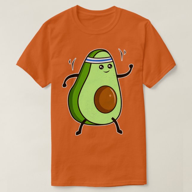 Avocado Cardio Avocado Lover T-Shirt (Design Front)