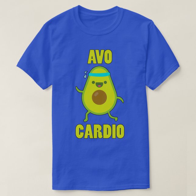 Avocado Cardio Gym Sport Training Gift Idea 2 T-Shirt (Design Front)