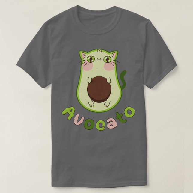 Avocado cat Avocato Classic TShirt (Design Front)