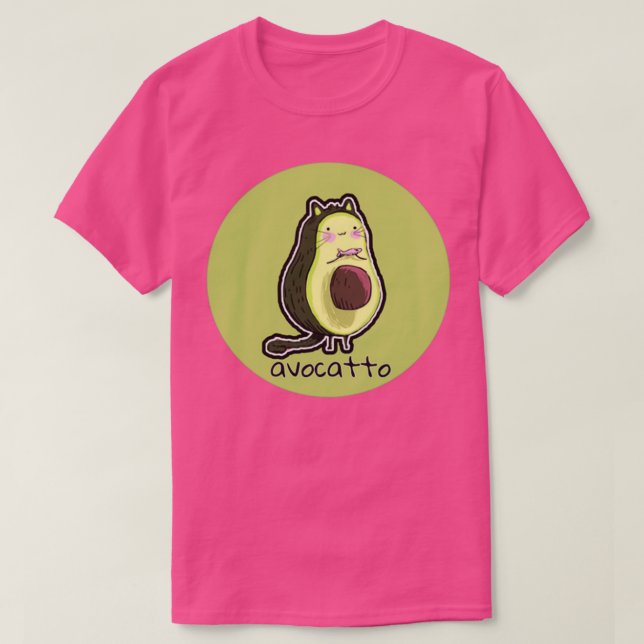 Avocado cat Classic TShirt (Design Front)