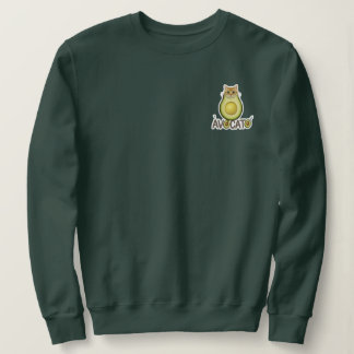 avocado cat kitty sweatshirt