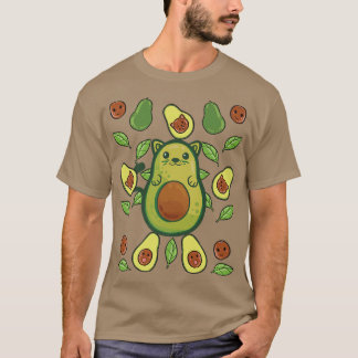 Avocado Cat T-Shirt