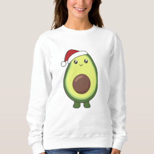 Avocado Christmas Lights Funny Avocados Sweatshirt