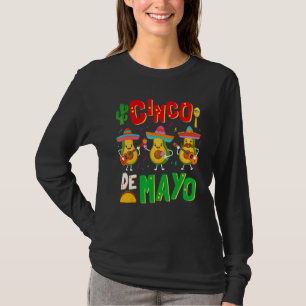 Avocado Cinco De Mayo Mens Womens Mexican Fiesta 5 T-Shirt