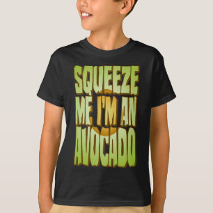 Avocado Costume Funny Halloween Fresh Fruit Slice T-Shirt
