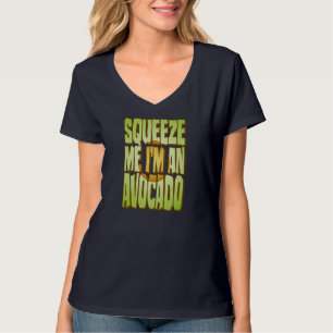 Avocado Costume Funny Halloween Fresh Fruit Slice T-Shirt
