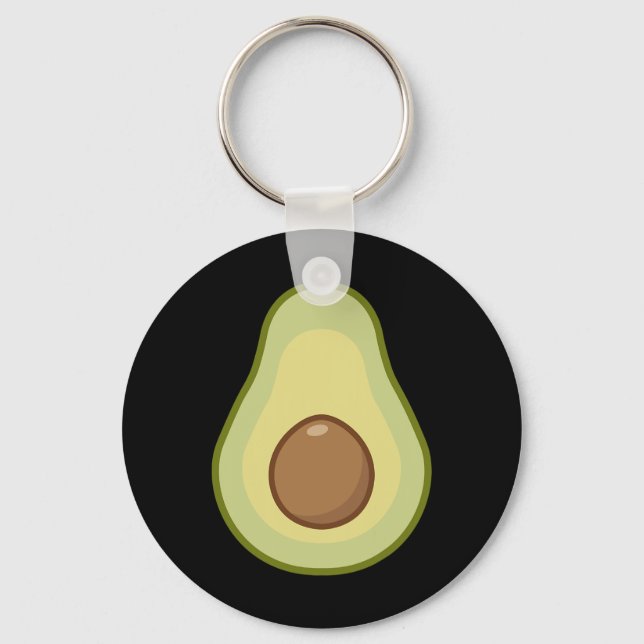 Avocado Costume  - Halloween Vegan  Key Ring (Front)