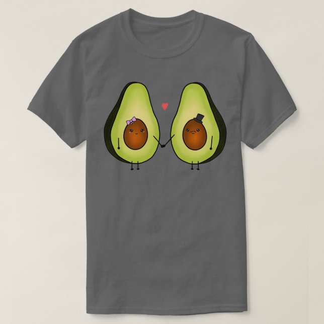 Avocado Couple T-Shirt (Design Front)