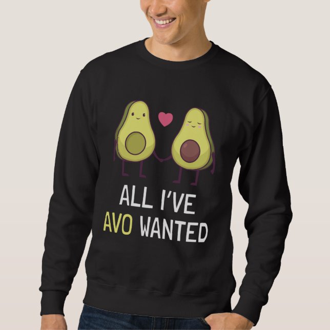 Avocado Couple Valentine s Day Sweatshirt (Front)