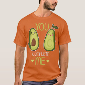 Avocado Couples Valentines Day T-Shirt